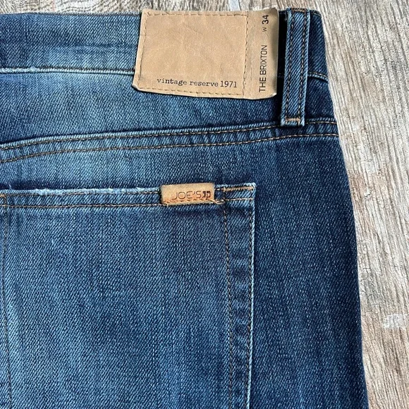 Joe’s Jeans Brixton Straight and Narrow Fit, Med Wash, Men’s Size 34W - Picture 9 of 13